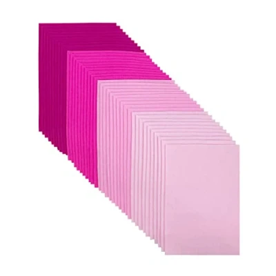Afbeelding van Jtnohx Feutrine de Couleur, Tissu en Feutre 40 Pièces, Feuille 20x30cm, 1.4 mm Souple pour L&#039;artisanat Projets et Fête (Série Rose)