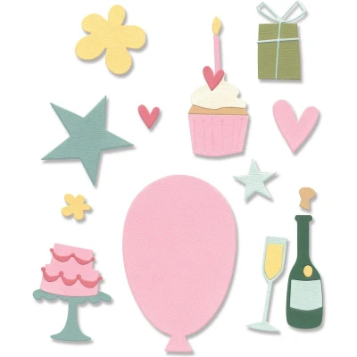 Afbeelding van Sizzix Thinlits Die Set Fabulous Everyday Shapes by Debi Potter