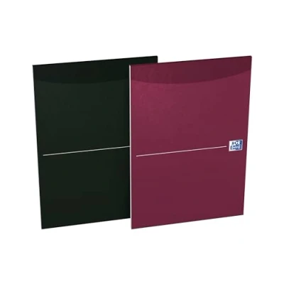 Afbeelding van OXFORD Essentials Notitieblokken, A4, gelinieerd, 7 mm, gemarmerd, 160 pagina&#039;s, omslag, verschillende kleuren, 5 stuks