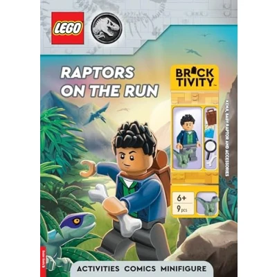 Afbeelding van LEGO® Minifigure Activity Jurassic World™: Raptors on the Run (with Kenji minifigure, baby raptor and accessories)