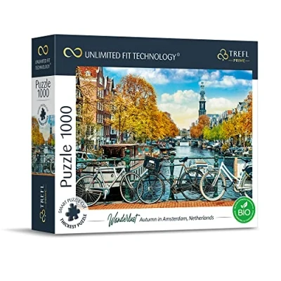 Afbeelding van Trefl Prime Herfst in Amsterdam puzzel 1000 stukjes