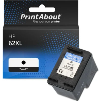 Afbeelding van Huismerk HP 62XL (C2P05AE) Inktcartridge Zwart Hoge capaciteit