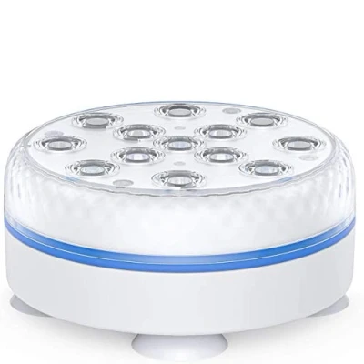 Afbeelding van Joycome Zwembadverlichting, 13 leds, RGB, onderdompelbaar, zwembadverlichting met afstandsbediening, magneet, IP68, waterdicht, voor vaas, vijver, spa, badkuip, aquarium