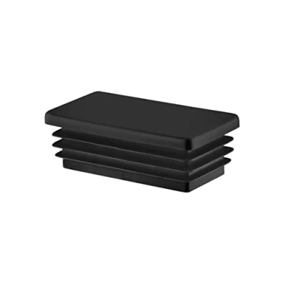 Afbeelding van Stop voor rechthoekige buis, dop 60 x 40 mm, zwart, 4 stuks, kunststof, eindkappen, 6 cm EMFA ®