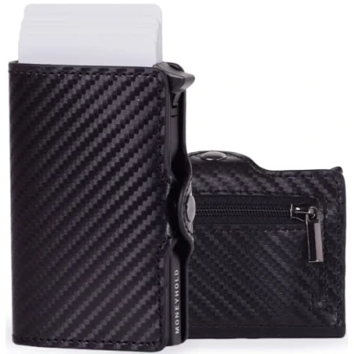 Afbeelding van Moneyhold Smart Portemonnee, Maat: One Size, nero carbon