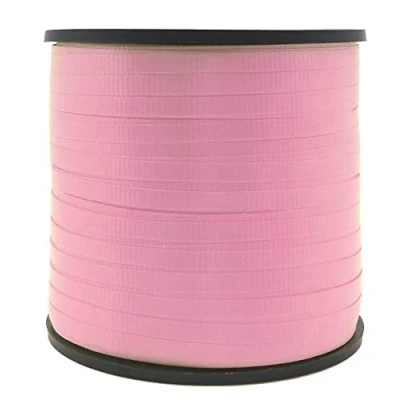 Afbeelding van Unique Party 48622 bolduc lint 90 m, 100 yds, pastelroze
