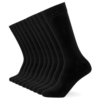Image de FM London Chaussette (Lot de 10) Homme, Noir, 39 46