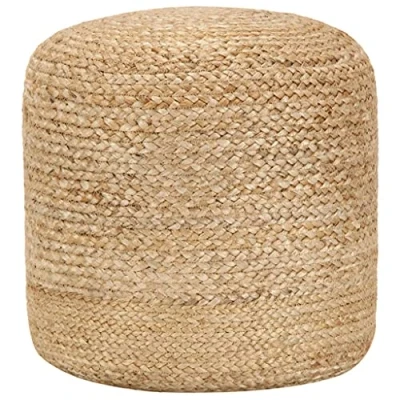 Image de vidaXL Pouf fait à la main 40 x 45 cm Jute 248072