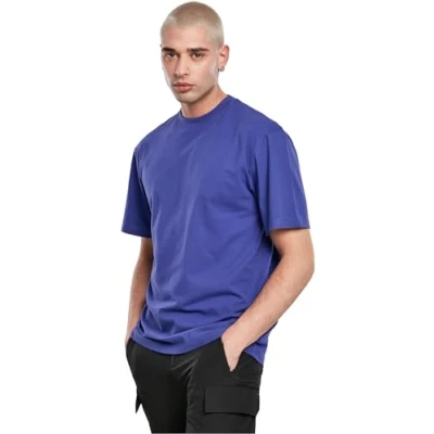 Afbeelding van Urban Classics TALL Tshirt basic, Heren, Maat: 6XL, Bluepurple