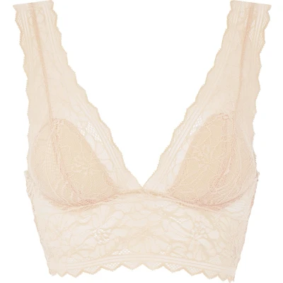 Afbeelding van Chantelle Touch Wirefree Bustier, Dames, Maat: Small, Golden beige