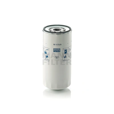Afbeelding van MANN FILTER W 1170/9 Oliefilter M 30 X 2 Met een terugloopbeveiligingskleppen Opschroeffilter
