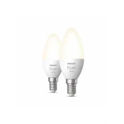 Afbeelding van Philips Hue Kaarslamp White E14 Duo pack