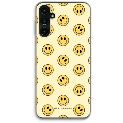 Afbeelding van Case Company® hoesje geschikt voor Samsung Galaxy A14 Smiley N2 Soft Cover Telefoonhoesje Bescherming aan alle Kanten en Schermrand
