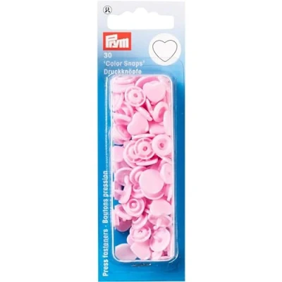 Afbeelding van Prym Drukknoop Color Snaps rond roze