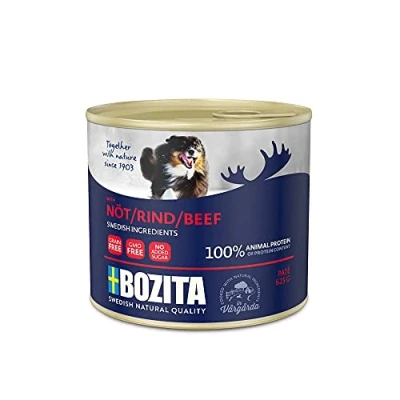 Afbeelding van BOZITA BLIK DOG RUND PATE 625 GR 6 stuks
