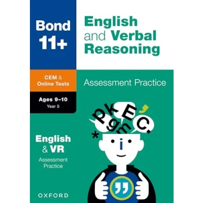 Afbeelding van 11+: Bond 11+ CEM English &amp; Verbal Reasoning Assessment Papers 9 10 Years