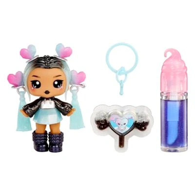 Image de Yummiland Lip Gloss Doll : Sour Sweeties Nina Heartpop Comprend 1 Poupée, DIY + Porte Clés Amovible, Jeu Cosmétique, Collection, Pour Enfants de 4 Ans et Plus