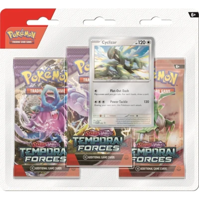 Afbeelding van Pokemon Scarlet &amp; Violet Temporal Forces 3 Booster Blister: Cyclizar