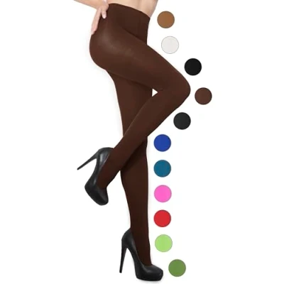 Afbeelding van sesto senso Ondoorzichtige panty van microvezel 3D 50 denier voor dames, Koffie koffiekleur