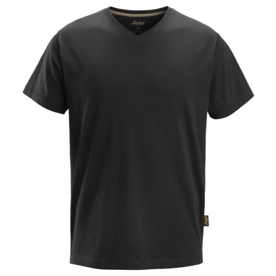 Afbeelding van Snickers 2512 T shirt V hals Donker Blauw/