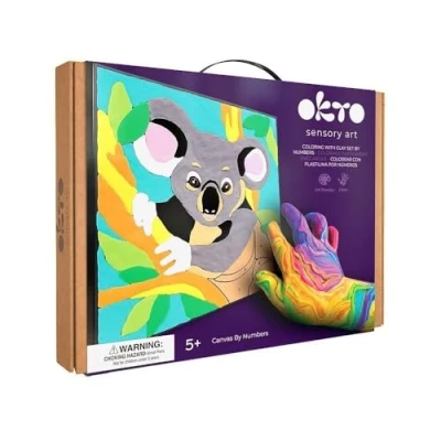 Afbeelding van Foam Klei Okto Koala 20028 Multikleur 42 x 30 5 cm