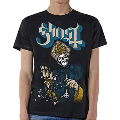 Afbeelding van Ghost Papa Of The World Heren T shirt M Zwart