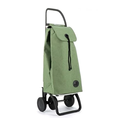 Afbeelding van Rolser I Max Tweed 4 wielen boodschappentrolley groen