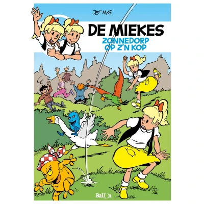 Afbeelding van Jommeke personage De Miekes 0 Zonnedorp op z&#039;n kop