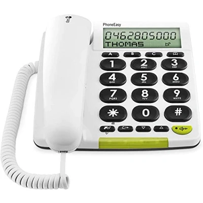 Image de Téléphone fixe avec fil Doro PhoneEasy 312cs Blanc