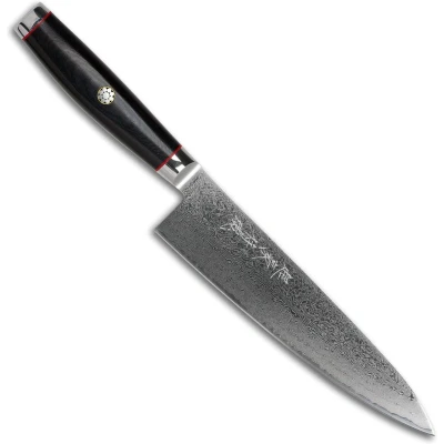 Afbeelding van Yaxell Super Gou Ypsilon Koksmes 20 cm SG2 Staal 193 Lagen Damast Japan Gemaakt