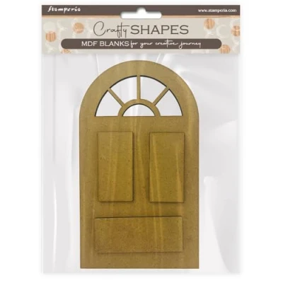 Afbeelding van Stamperia MDF Crafty Shapes Blanks Golden Harmony Door (KLSM08)