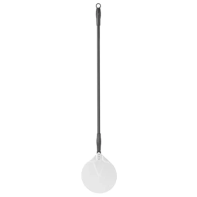 Afbeelding van Hendi Pizza Schep Rond, Aluminium, Zilver, 23(b)x120(d)cm, 617151