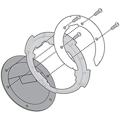 Afbeelding van Givi BF23 De TANKLOCK bevestiging is alleen monteerbaar voor tanktassen