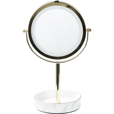 Afbeelding van Beliani SAVOIE Make up spiegel GoudZwart IJzer