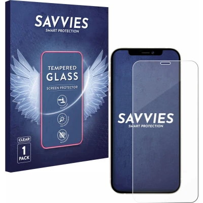 Afbeelding van Savvies Glas Screenprotector voor Apple iPhone 12 / Pro Gehard Beschermglas 9H