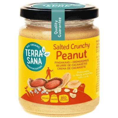Afbeelding van Terrasana Pindakaas Crunchy Biologisch 250 gr