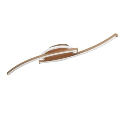 Afbeelding van EGLO Lungolago Plafondlamp LED 74 cm Brons/Wit Dimbaar