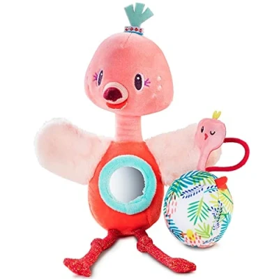 Afbeelding van Lilliputiens knuffel met rammelaar anaïs 23 cm