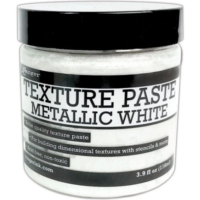 Afbeelding van Ranger Metallic Texture Paste White INK76919 (07 22)