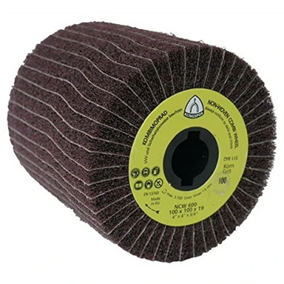 Afbeelding van Klingspor NCW 600 S 258908 satijnen rol vlies bruin rood 100 x 19 mm verpakkingseenheid 1 korrel 180 zeer fijn
