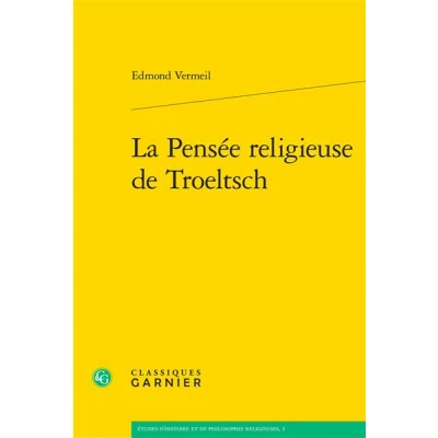 Image de La Pensée religieuse de Troeltsch