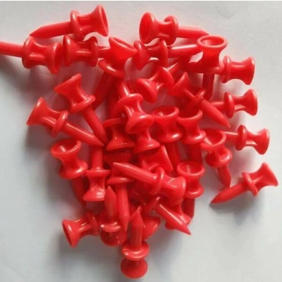 Afbeelding van Pure4Golf Plastic Step Tees Rood 31mm