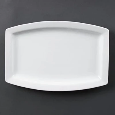 Afbeelding van Olympia Whiteware rechthoekig schaal 32cm (6 stuks)