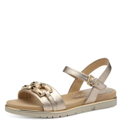 Afbeelding van Marco Tozzi Sandalen, Dames, Maat: 40, Platinum Schoenen