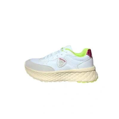 Afbeelding van Blauer LYNN Sneakers laag, Dames, Maat: 40, Fluo yellow/fuxia Textiel/ synthetisch