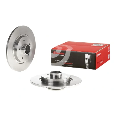 Afbeelding van BREMBO 08.B395.27 Remschijf 274 11 5 volledig Met wiellagerset, ABS sensorring RENAULT: Kangoo II Express, / Grand