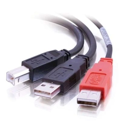 Afbeelding van To Go Kabel Y USB 2.0 type B stekker / 2 A