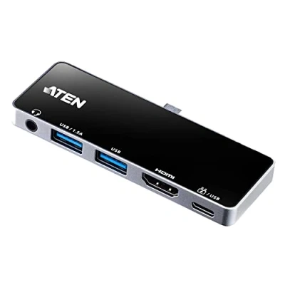Image de ATEN UH3238 Travel Dock Station d&#039;accueil USB C 3.2 Gen 1 / Thunderbolt 3 HDMI