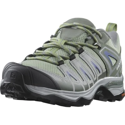 Afbeelding van SALOMON X Ultra Pioneer Aero Climbingschoenen voor dames, Oil Green Castor Grijs Amparo Blauw
