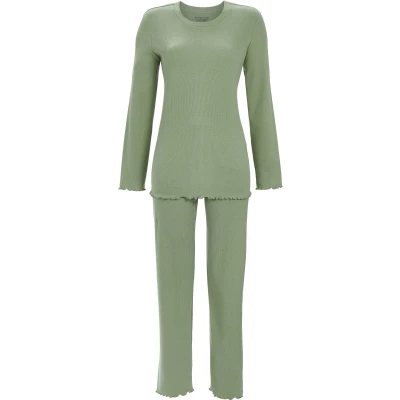 Afbeelding van Ringella pyjama dames katoen groen